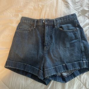 Gap original high rise jean shorts